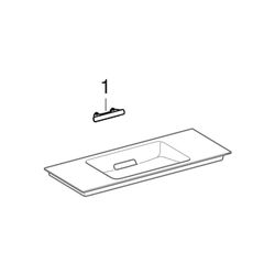 Geberit ONE Möbelwaschtisch Abgang horizontal verk. Ausladung 75cm T 40cm o. Hahnl. ... GEBERIT-500391011 4025410572363 (Abb. 1)