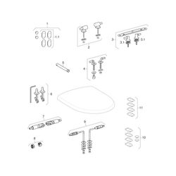 Geberit Renova Wand-WC Tiefspüler Tiefe 54cm, Manhattan... GEBERIT-203040010 4022009285062 (Abb. 1)