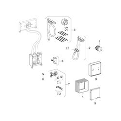 Geberit Piave Waschtischarmatur Wandmontage, Generatorbetrieb, ohne Mischer, Länge 2... GEBERIT-116285141 4025410064325 (Abb. 1)