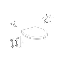 Geberit Bambini WC-Sitz für Kinder ohne Absenkautomatik, Befestigung von unten, Weiß... GEBERIT-573334000 4022009163063 (Abb. 1)