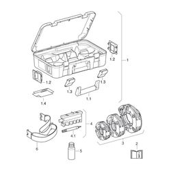 Geberit Mapress XP-Pressschlingen Typ 4, im Koffer Außendurchmesser 76,1/88,9/108mm... GEBERIT-691190001 4025410780324 (Abb. 1)