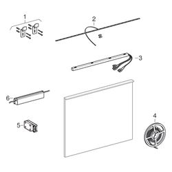 Geberit Xeno2 Lichtspiegel, Breite 40cm, Höhe 91cm, Aluminium gebürstet... GEBERIT-500520001 4025416608479 (Abb. 1)