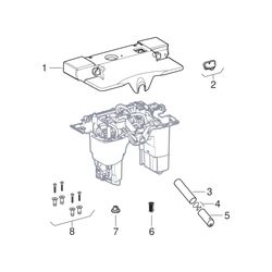 Geberit Funktionseinheit für Geberit AquaClean Sela, Mattweiß... GEBERIT-243648JT1 4025410059338 (Abb. 1)