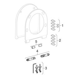 Geberit iCon Set Wand-WC Tiefspüler geschl. Form Rimfree, WC-Sitz T 53cm Absenkaut. ... GEBERIT-501664008 4025410949875 (Abb. 1)