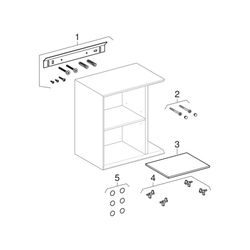 Geberit iCon Seitenelement, 37x40x24,5cm, Weiß lackiert hochglänzend... GEBERIT-502324011 4025410941770 (Abb. 1)