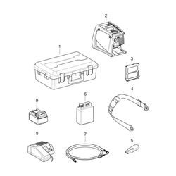 Geberit CP700G Hydraulikaggregat im Koffer, 230V/50-60 Hz, Steckertyp CEE 7/16... GEBERIT-691231P11 4025410931689 (Abb. 1)