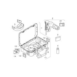 Geberit EFP 203 Pressgerät im Koffer 230V/50-60 Hz, Typ 2 FlowFit... GEBERIT-691026P21 4025410728449 (Abb. 1)
