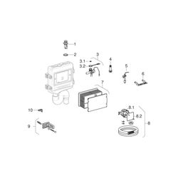 Geberit HS10 Hygienespülung d 50mm, Anschluss 1 Wasseranschluss rechts... GEBERIT-616276001 4025410710437 (Abb. 1)