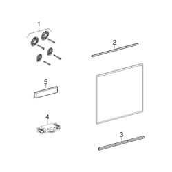 Geberit Option Plus Square Lichtspiegel, direkte, indirekte Beleuchtung, 105x70x3,5c... GEBERIT-502784141 4025410060044 (Abb. 1)