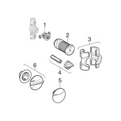 Geberit FlowFit Unterputz-Kugelhahn mit Dämmung Außendurchmesser 16mm, 10 bar... GEBERIT-619870001 4025410773265 (Abb. 1)