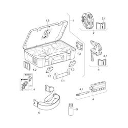 Geberit Mapress Pressschlingen Typ 2XL, im Koffer Außendurchmesser 76,1/88,9mm... GEBERIT-691188001 4025416549994 (Abb. 1)