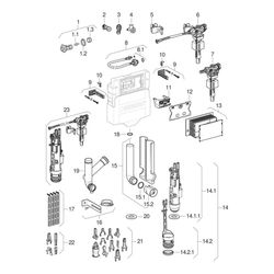 Geberit GIS Element für Wand-WC 114cm mit Sigma Unterputzspülkasten 12cm... GEBERIT-461311006 4064746032998 (Abb. 1)