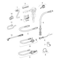 Geberit KombifixBasic Element für Wand-WC 108cm, mit Delta Unterputzspülkasten 12cm... GEBERIT-110100001 4025416799856 (Abb. 1)