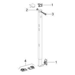 Geberit Duofix Ständer teilhoch, 82-130cm, für Trockenbau... GEBERIT-111825001 4025416445302 (Abb. 1)