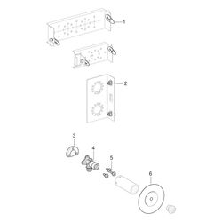 Geberit GIS Traverse für Wandarmatur Aufputz, mit einem Wasseranschluss... GEBERIT-461742001 4025416500933 (Abb. 1)