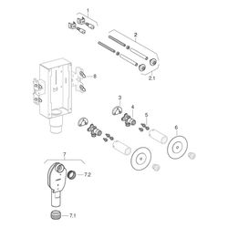 Geberit GIS Set Waschtisch für Standarmatur, mit Unterputz-Geruchsverschluss... GEBERIT-461435001 4025416667551 (Abb. 1)