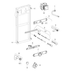 Geberit GIS Element für Urinal, 114cm, universell, für Sprühkopf, 461606001... GEBERIT-461606001 4025416537564 (Abb. 1)