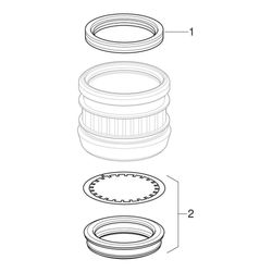 Geberit Silent db20 Stütz-und Dehnmuffe Außendurchmesser 110mm... GEBERIT-310002141 4025416085010 (Abb. 1)