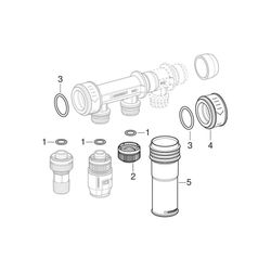 Geberit Verteiler mit Steckanschluss, Verteilerabgang für Schnellkupplung CW617N, da... GEBERIT-653423001 4025416722755 (Abb. 1)