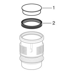 Geberit Silent db20 Langmuffe mit Doppelbund Außendurchmesser 90mm... GEBERIT-308012141 4025416143765 (Abb. 1)