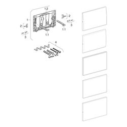 Geberit Sigma Abdeckplatte verschraubbar gebürstet, easy-to-clean... GEBERIT-115764FW1 4025416355212 (Abb. 1)