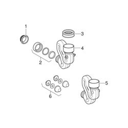 Geberit Schneckengeruchsverschluss für Urinal, mit Montagezubehör, Abgang horizontal... GEBERIT-152942111 4025416322252 (Abb. 1)