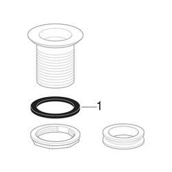 Geberit Ablaufventil mit Rundgewinde Rg 1/8″, D 8,8cm, Kieselgrau... GEBERIT-352329081 4025416057703 (Abb. 1)