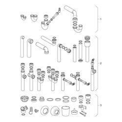 Geberit Doppelwinkelschlauchtülle, 152767111... GEBERIT-152767111 4025416021704 (Abb. 1)