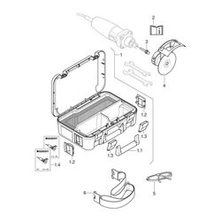 Geberit RE 1 Mapress Elektro-Rohrentgrater im Koffer Steckertyp CEE 7/17... GEBERIT-691000P23 4025416929246 (Abb. 1)