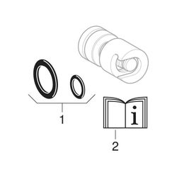 Geberit Mapress Abpressstopfen für Fitting Außendurchmesser 22mm... GEBERIT-90924 4024723909248 (Abb. 1)