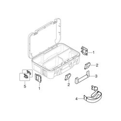 Geberit Universalkoffer mit drei Fächern ABS... GEBERIT-691141001 4025416929291 (Abb. 1)