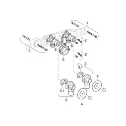 Geberit Anschlusswinkel 90 Grad mit Außengewinde MF 1/2" vormontiert zweifach RMF 1/... GEBERIT-632853002 4025410760104 (Abb. 1)