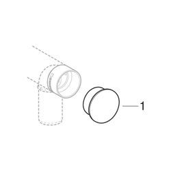 Geberit Silent-PP Anschlussstutzen Außendurchmesser 50mm, d1 58mm... GEBERIT-390281141 4025416936497 (Abb. 1)
