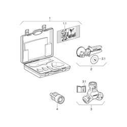 Geberit PushFit Montagewerkzeug im Koffer Außendurchmesser 16/20/25mm... GEBERIT-650910001 4025416710875 (Abb. 1)