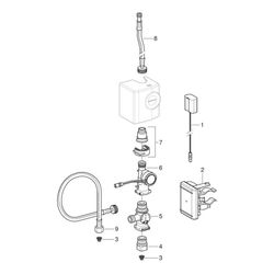 Geberit Typ 185 Waschtischarmatur Generatorbetrieb, Hochglanz verchromt, ohne Mische... GEBERIT-116335211 4025416149392 (Abb. 1)