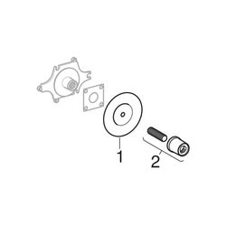 Geberit Set Anschluss gerade, mit Außengewinde MF 1/2", vormontiert, Trockenbau, RMF... GEBERIT-602295001 4025416119364 (Abb. 1)