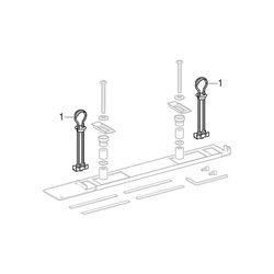 Geberit Set Adapterplatte für Geberit AquaClean 5000/5000plus... GEBERIT-240495001 4025416853671 (Abb. 1)