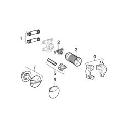 Geberit UP-Kugelhahn mit Befestigung, Rp 3/4″, PN 10 bar, Rotguss bleifrei... GEBERIT-616043001 4025416594567 (Abb. 1)