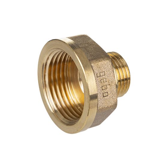 Gebo Gold Muffennippel 8-Kant GOR 246H 3/4