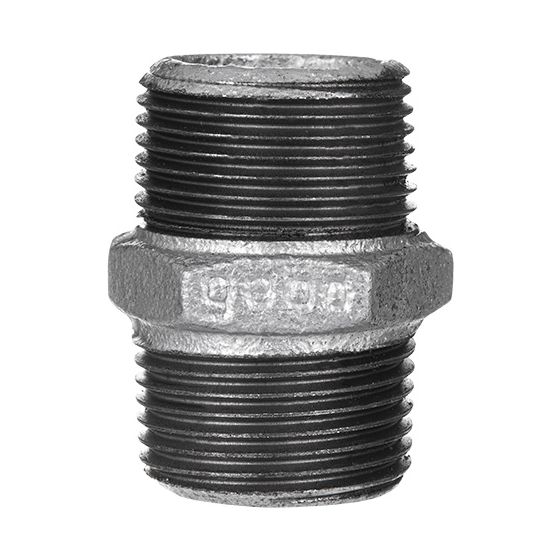 Gebo Fittings Doppelnippel 2JS gerade 1