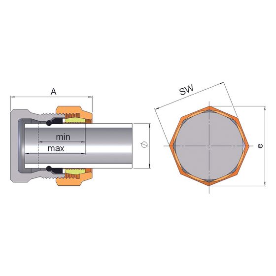 Gebo Original Klemmverbinder 180 Typ EKT, 1 1/2