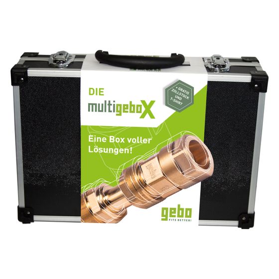 Gebo Reparaturkoffer, 320, multigeboX, 25-26mm Außendurchmesser, Messing