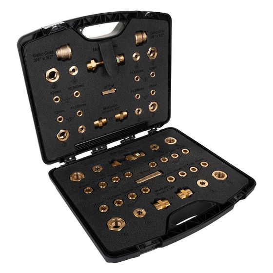Gebo Multigebo Reparaturkoffer 320, 16mm/20mm, Messing, 14.320.35.1620