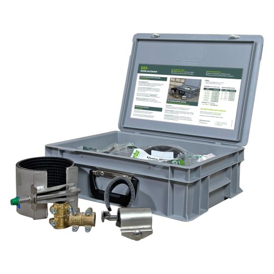 Gebo G-Bucket Reparaturbox SOS-Waterstopper 480, 21-118mm, 10-22mm