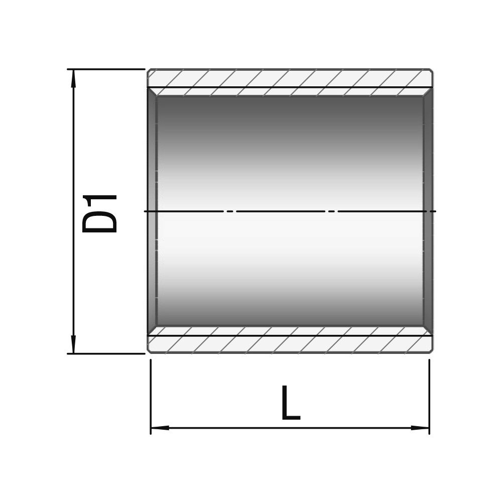 Gebo G316 Muffe G3F, I/I, 1/4", Edelstahl 1.4404, Grau, 6270-014... GEBO-6270-014 4019576117230 (Abb. 2)