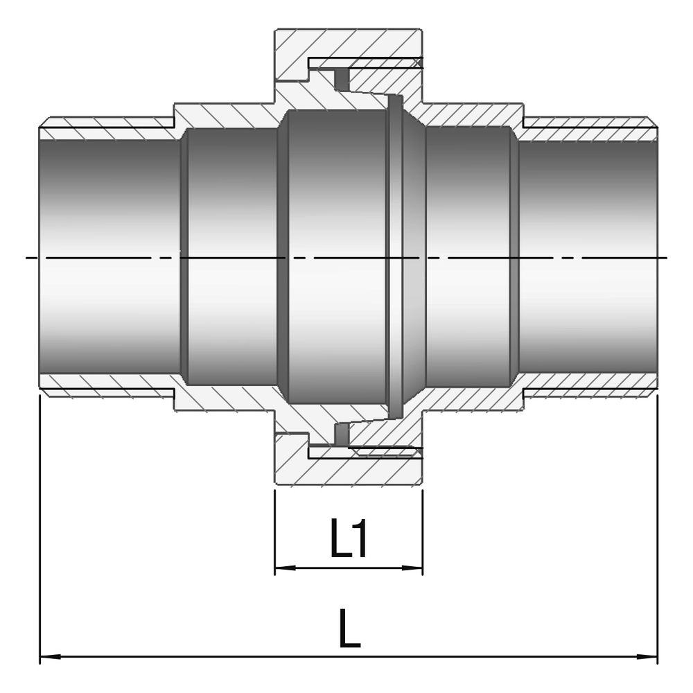 Gebo G316 Verschraubung G3F konisch dichtend, 3/4", A/A, Edelstahl 1.4404, Grau... GEBO-6345-034 4019576119111 (Abb. 2)