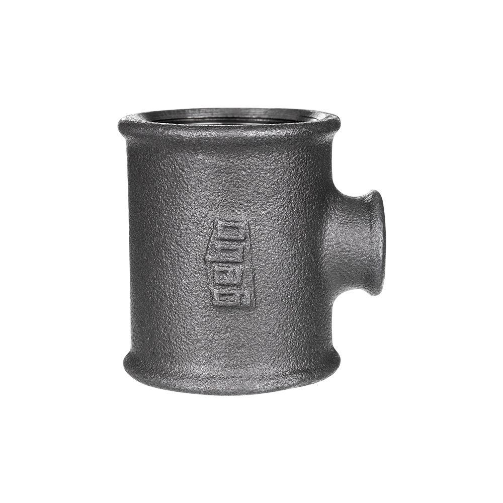 Gebo Fittings T-Stück 2JS 2 1/2" x 2" x 2 1/2", Temperguss, Schwarz... GEBO-130-48S 4019576066101 (Abb. 2)