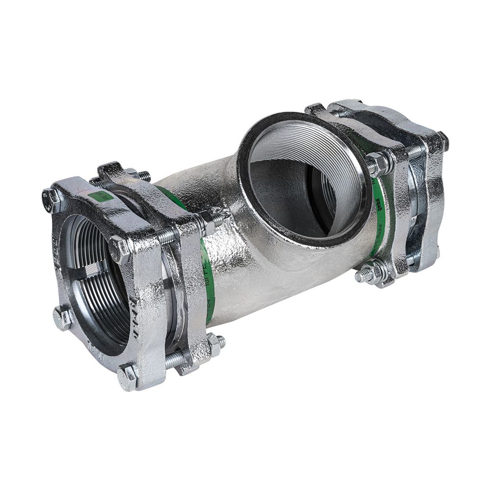 Gebo Original Temperguss-Klemmverbinder 220 Typ TF, 75 x 75 x 2 1/2", Grau, for PE-R... GEBO-03.220.04.75 4019576004523 (Abb. 2)