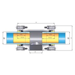 Gebo Original Temperguss-Klemmverbinder 220 Typ TF, 2 1/2" x 75mm, Grau, für PE-Ro... GEBO-03.220.04.0775 4019576004479 (Abb. 1)