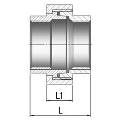Gebo G316 Verschraubung G3F konisch dichtend, 1/8", I/I, Edelstahl 1.4404, Grau... GEBO-6340-018 4019576118619 (Abb. 1)